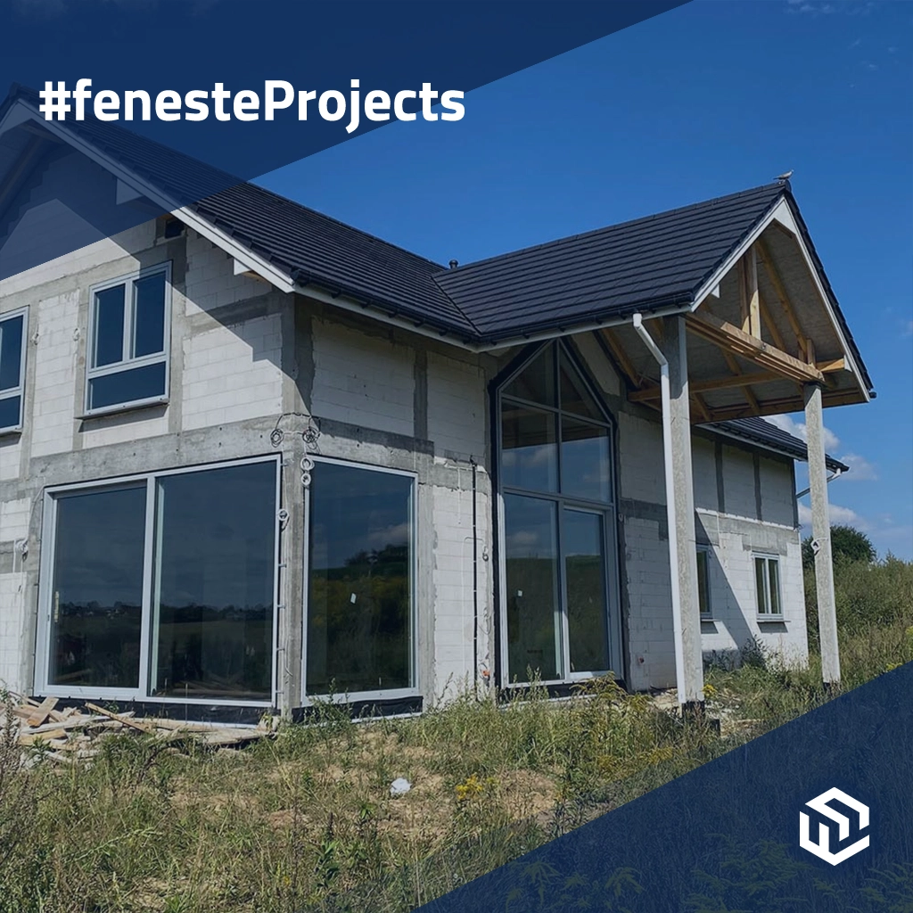 Maison fonctionnelle au bord du lac avec vitrage panoramique projets profiles-de-fenetre aluminium aluprof mb-86si 