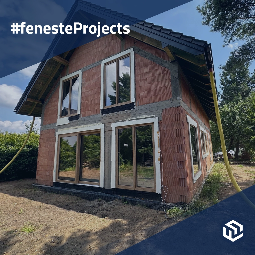 Chalet douillet au milieu des arbres verts 🎥 projets profiles-de-fenetre pvc aluplast tvh-85mm 